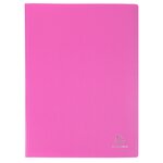 Protège-documents En Polypropylène 5/10e Opak Pochettes Cristal 160 Vues - A4 - Rose - X 8 - Exacompta