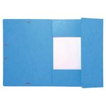 Chemise À Élastiques Maxi Capacity Carte Lustrée 425gm2 - A4 - Turquoise - X 25 - Exacompta