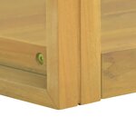 vidaXL Armoire murale de salle de bain 45x45x35 cm Teck solide
