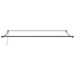 vidaXL Auvent rétractable automatique marron 450x300 cm