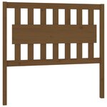 vidaXL Tête de lit Marron miel 105 5x4x100 cm Bois massif de pin