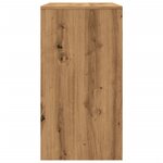 vidaXL Table console chêne artisanal 89x41x76 5 cm bois d'ingénierie