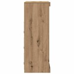 vidaXL Buffet chêne artisanal 41 x 37 x 100 cm Bois d'ingénierie
