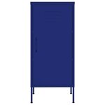 vidaXL Armoire de rangement Bleu marine 42 5x35x101 5 cm Acier