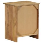 vidaXL Table de chevet Bois de manguier massif 40x30x50 cm