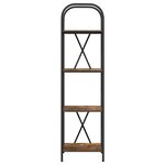vidaXL Étagère Chêne fumé 40 x 30 x 146 cm Bois d'ingénierie