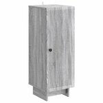 vidaXL Buffet Sonoma gris 33 x 34 5 x 90 cm Bois d'ingénierie