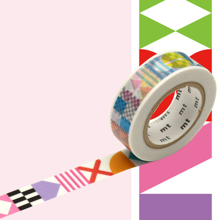 Masking Tape MT Kapitza formes multicolores - symbols