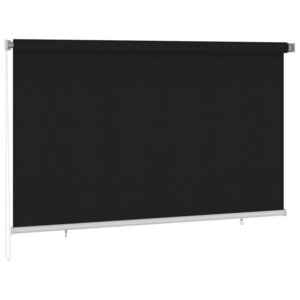 vidaXL Store roulant d'extérieur 240x140 cm Noir