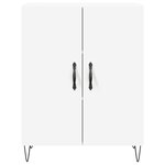 vidaXL Buffet haut Blanc 69 5x34x180 cm Bois d'ingénierie