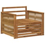vidaXL Sofa de milieu extérieur Naturel