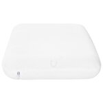 vidaXL Coussin de sommeil Uni Blanc 70 x 36 x 11 5 cm
