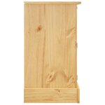 vidaXL Buffet Corona marron 112x44x78 cm bois massif pin mexicain