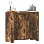 vidaXL Armoire de bain Chêne fumé 60x33x61 cm Bois d'ingénierie