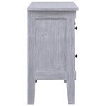 vidaXL Buffet avec 2 tiroirs 90x30x60 cm Bois d'acajou massif