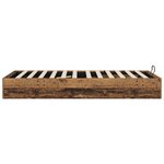 vidaXL Cadre de lit ottoman Bois ancien 193 x 75 5 x 25 cm