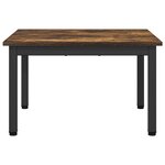 vidaXL Table basse Chêne Fumé 60 x 50 x 36 cm Bois d'ingénierie