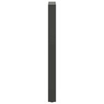 vidaXL Pieds de table de bar Anthracite 2 pièces 50 x (100-101) cm Acier