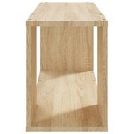 vidaXL Meuble TV Chêne sonoma 80x24x32 cm Bois d'ingénierie