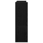 vidaXL Étagère à chaussures noir 80x25x81 cm bois d'ingénierie