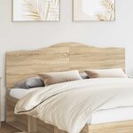 vidaXL Tête de lit Chêne Sonoma 200 cm Bois d'ingénierie