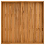 vidaXL Plateau de service 70x70 cm Bois de teck massif