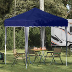 vidaXL Tente de fête pop-up 195 x 195 x 245 cm Bleu Tissu Oxford