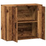 vidaXL Buffet vieux bois 80x33x70 cm bois d'ingénierie