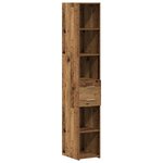 vidaXL Cabinet de rangement slim Bois ancien 30 x 42.5 x 225 cm