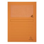 Paquet de 100 chemises à fenêtre SUPER 160g/m2 - 22x31cm - Couleurs assorties EXACOMPTA