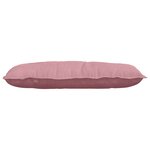 vidaXL Coussin de Dos Rose 100 x 50 cm Tissu en velours côtelé