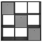 vidaXL Buffet Chêne noir 102 x 31 x 99 5 cm