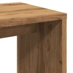 vidaXL Tables gigognes 3 Pièces chêne artisanal bois d'ingénierie