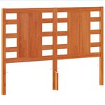 vidaXL Tête de lit cire marron 135 cm bois massif de pin