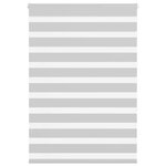 vidaXL Store zèbre gris clair largeur du tissu 95 9 cm polyester