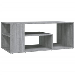 vidaXL Table basse Sonoma gris 100x50x40 cm Bois d'ingénierie