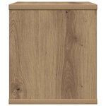 vidaXL Organiseur de bureau chêne artisanal 36 x 26 x 29.5 cm