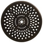 vidaXL Table de jardin Bronze 78x78x72 cm Aluminium coulé