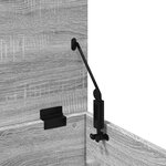 vidaXL Boîte de rangement sonoma gris 60x35x35 cm bois d'ingénierie