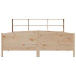 vidaXL Lit bibliothèque sans matelas 180x200 cm bois massif de pin