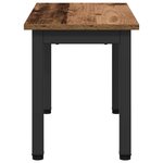 vidaXL Table basse Bois ancien 60 x 30 x 36 cm Bois d'ingénierie