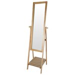 Home&styling miroir sur pied 41 5 x 49 x 174 5 cm mdf