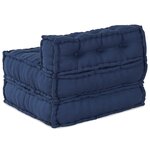 Pouf Modulaire vidaXL Indigo 70x70x54 en Tissu