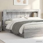 vidaXL Cabinet de Tête de Lit Sonoma gris Bois d’ingénierie