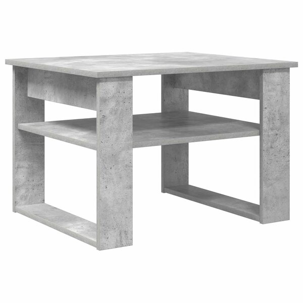vidaXL Table basse Gris béton 64 x 54 x 44 cm Bois d'ingénierie