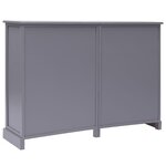 vidaXL Buffet avec 10 tiroirs Gris 113x30x79 cm Bois