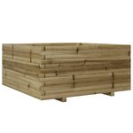 vidaXL Jardinière 100x100x49 5 cm bois de pin imprégné