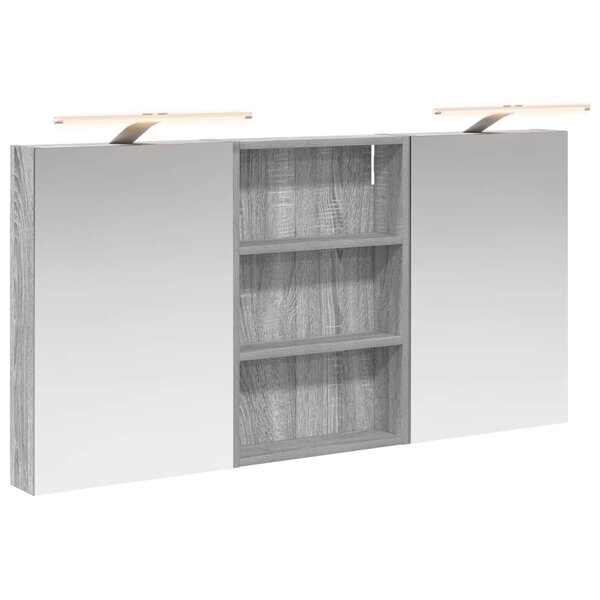 vidaXL Ensemble de Meubles de Salle de Bain 3 Pièces 120 x 10 5 x 60 5 cm