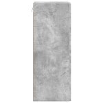 vidaXL Armoire Murale 66 x 34 5 x 90 cm Bois d'ingénierie Gris béton