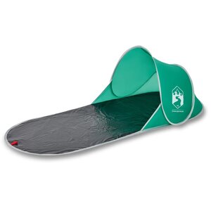 vidaXL Tente de plage vert d'eau escamotable imperméable